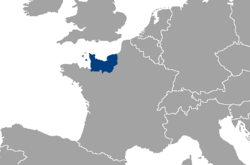 Lokasi dan jangkauan Normandy