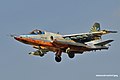 Russisk Su-25 fra "De Himmelske Husarer" i falmet bemaling