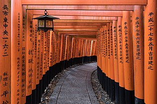 Fushimi Inari-taishan torii-portteja