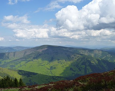 Mont Lysá hora (1 324 m).