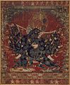 ヤマーンタカ・ヴァジュラバイラヴァ　15世紀中葉　中央チベット、ツァン地方　ロサンゼルス・カウンティ美術館蔵