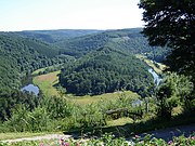 Le tombeau du géant in een meander van de Semois, België