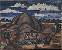 Cemetery, New Mexico, 1924, Metropolitan Museum of Art