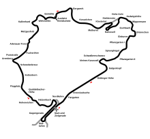 Nürburgring layout