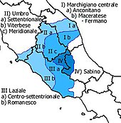 中央イタリア方言