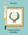 Drapeau Légion de l'Aisne (avers).