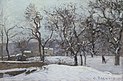 Parc du château du Pont sous la neige, Louveciennes