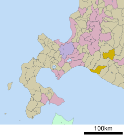 Lokasi Hidaka di Hokkaido (Subprefektur Hidaka)