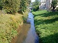 Die junge Pegnitz, nach der Mündung des rechten Armes der Fichtenohe in Pegnitz