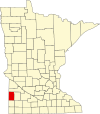 State map highlighting Lincoln County