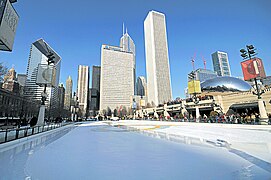 Patinoire du Tribune Plaza.