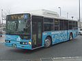 三菱重工業の電気バス試作車（国土交通省実証実験・撮影時は西日本鉄道へ貸与）