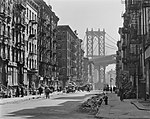 Pike Street och Henry Street, Manhattan 1936.