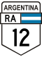 National Route 12 shield}}
