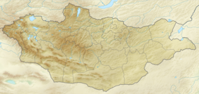 Map showing the location of Mongol Daguur Biosphere Reserve