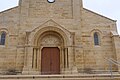 Façade de l'église (détail).