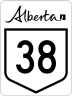 Highway 38 marker