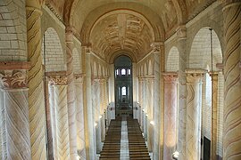 Alzado de un nivel, Iglesia abacial de Saint-Savin-sur-Gartempe[11]​