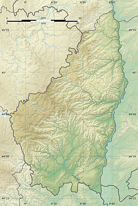 voir sur la carte de l’Ardèche