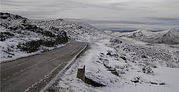 Snowstorm in Pico El Águila in Mérida