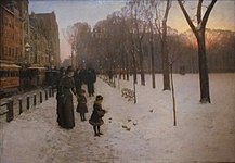「ボストンの夕暮れ」(1885)