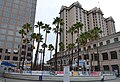 The ice rink at the plaza in the Winter