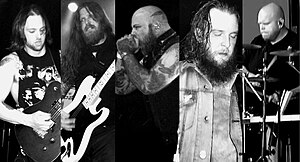 Demon Hunter's current lineup. L–R: Judge, Scott, Clark, Dunn, and Watts