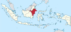 東加里曼丹省的位置（dark red） {{{region}}}[圖例放大]