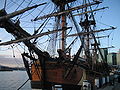 Endeavour replica rigging detail