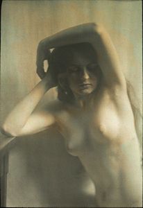 Autochrome nude study, by Arnold Genthe (edited by Chick Bowen)