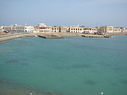 Massawa's historic oceanfront.