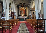 Interieur van de kerk