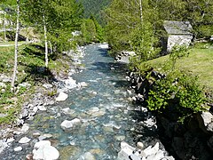 La Neste d'Aure au pont du Moudang, Aragnouet.