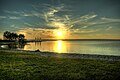 Image 6A view of Lake Neusiedl, which straddles the Austrian–Hungarian border