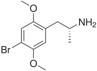 Chemical structure of (R)-DOB