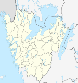 Töreboda församlings läge i Västra Götalands län.