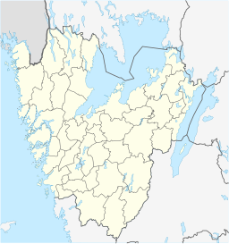 Kosters position på karta över Västra Götalands län