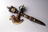 15th-century Tibet, a ritual knife and chopper