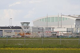 Ancienne tour de contrôle de l'aéroport de Saint-Nazaire (site Airbus Industrie)