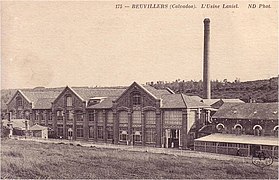 Usine Laniel sur une carte postale de la fin du XIXe siècle ou du début du XXe siècle.