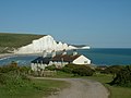 Image 46The Seven Sisters chalk cliffs to the east of Seaford (from Seaford, East Sussex)