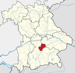 Circondario di Freising – Localizzazione