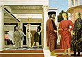 Piero della Francesca's Flagellation, possibly depicting John VIII Palaiologos as Pontius Pilatus (the leftmost figure)