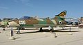 A Super Mystère of 105 Squadron "Scorpion" in the IAF Museum at Hatzerim Airbase