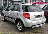 European and facelifted Taiwanese market SX4 tail lights