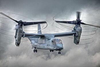 Boeing-Bell V-22 Osprey lors de l'édition 2012 du Royal International Air Tattoo. (définition réelle 7 360 × 4 912)