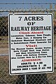 Welcome sign to Saskatchewan Railway Museum