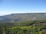 The northwestern edge of Grand Mesa from the south.