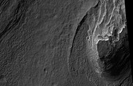 Close view of layers, as seen by HiRISE under HiWish program