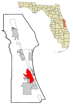 Sijainti piirikunnassa ja Floridassa